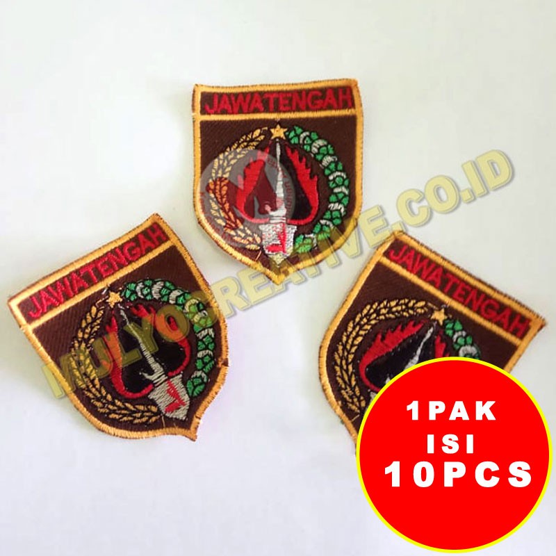 Bed Kwarda Pramuka Provinsi Custom - Badge Bordir Kwarda Pramuka 1 Pak