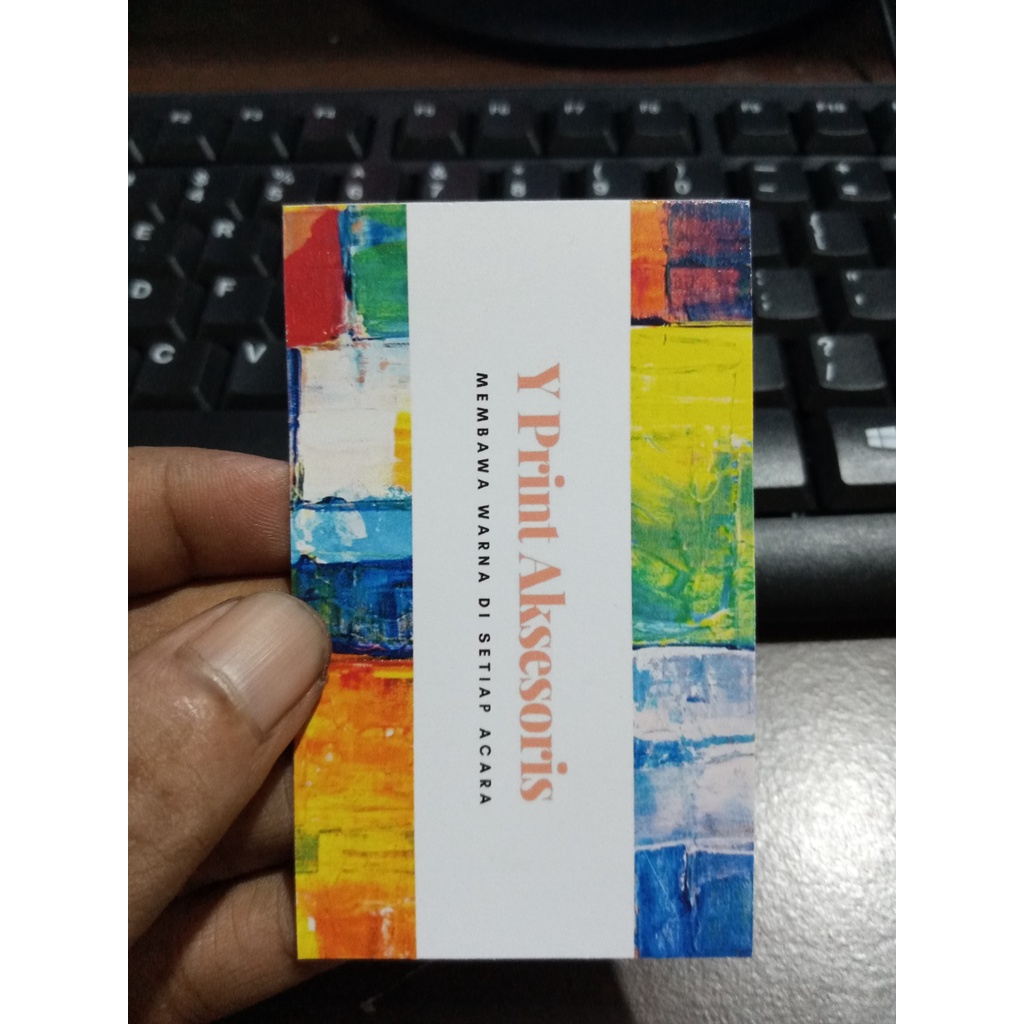 

Cetak Kartu Nama / Id Card 1 Sisi Full Colour Custom