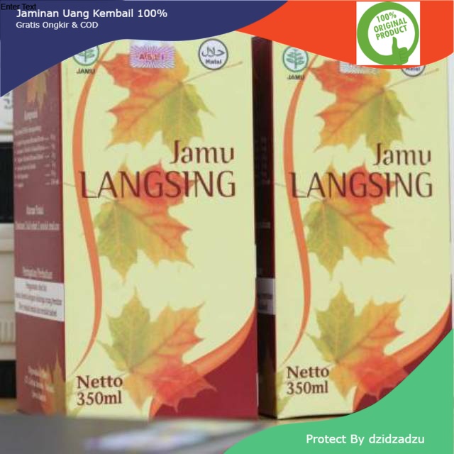 

Jamu Langsing 350ml Asli Original