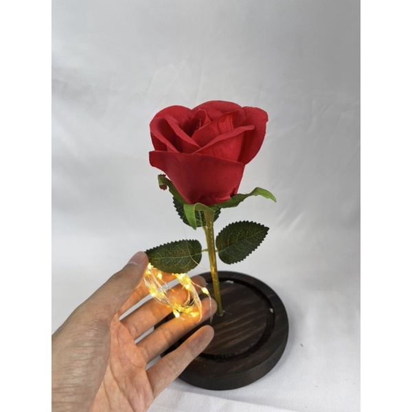 [OBRAL RIJEK] Bunga Mawar Lampu LED Dekorasi Beauty and The Beast Rose AC01