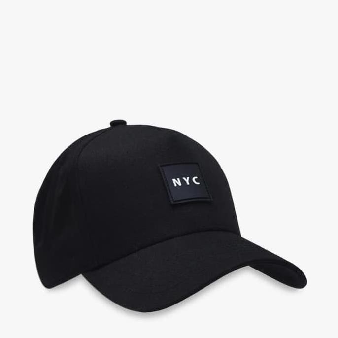 Ready Stok - Original Topi New Era 940 Kf Nyc Rubber Men'S Cap Black