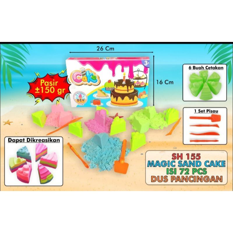 MAINAN PASIR PIZZA &amp; CAKE MAGIC SH 155 &amp; SH 156