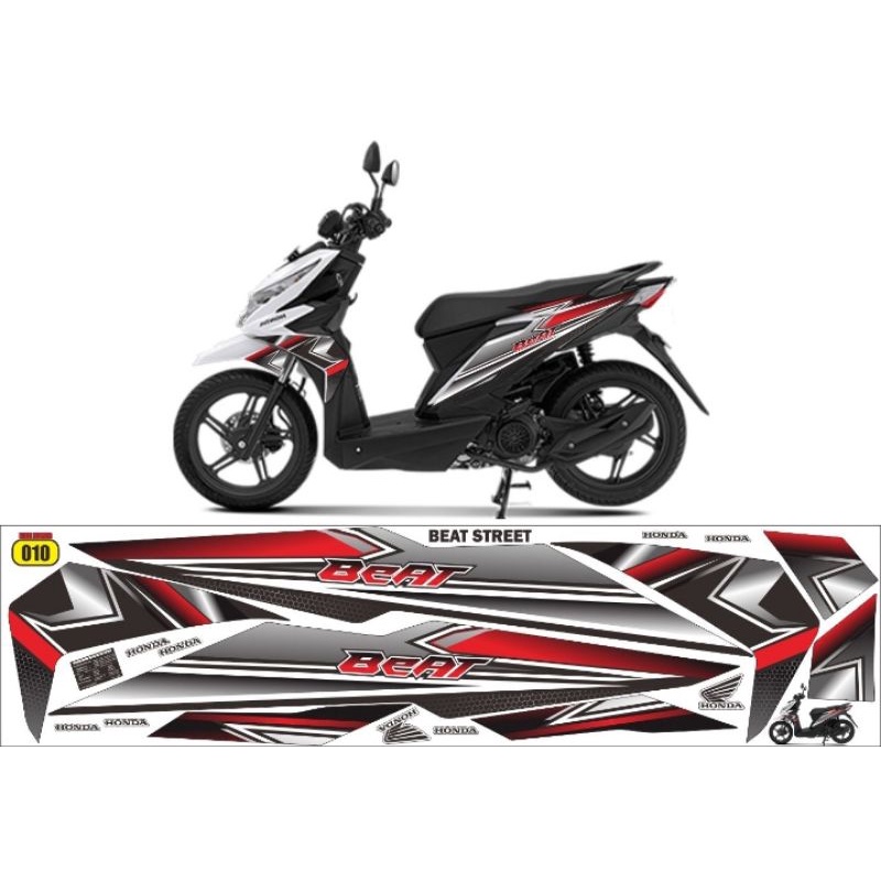 striping beat street/decal variasi beat street/stiker lis body beat street