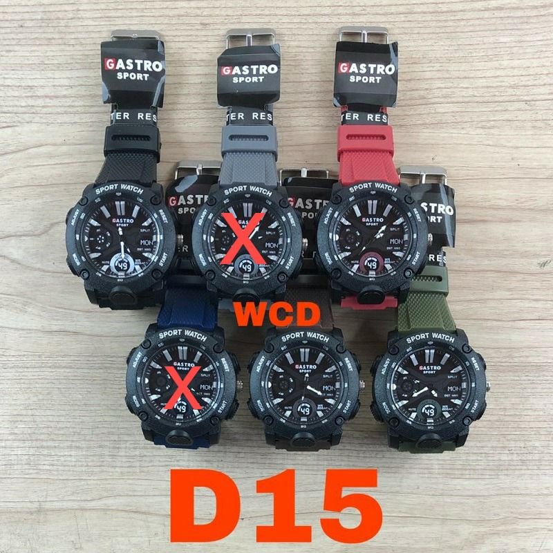 JAM TANGAN PRIA GASTRO JARUM SPORT ANALOG