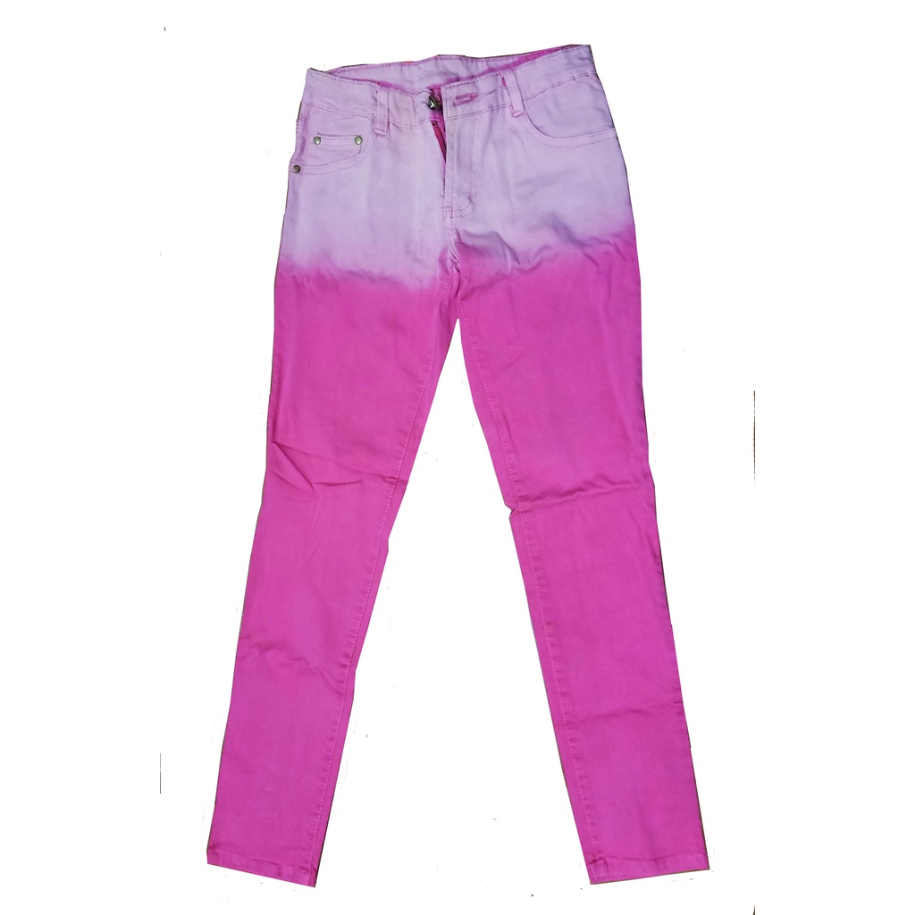 Celana Chino Wanita Zara Pink Ombre Woman / Jegging Zara jeans Ombre / Celana Panjang Wanita