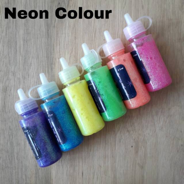 GLITTER GLUE NEON COLOUR