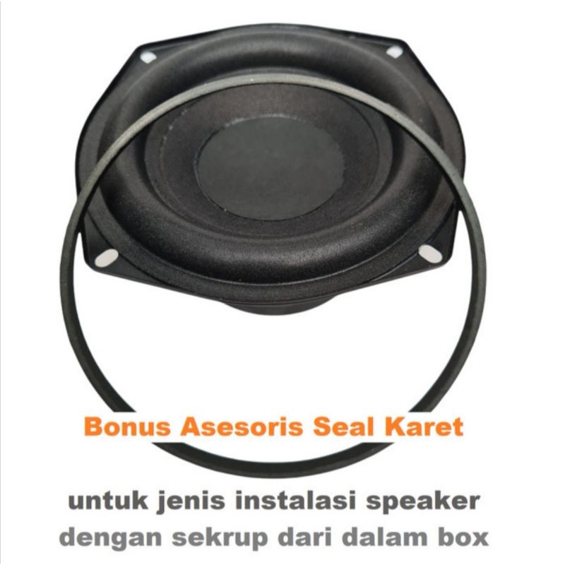 HIFI Subwoofer Bass Karet Besar 5.25 in inch untuk mobil car speaker aktif