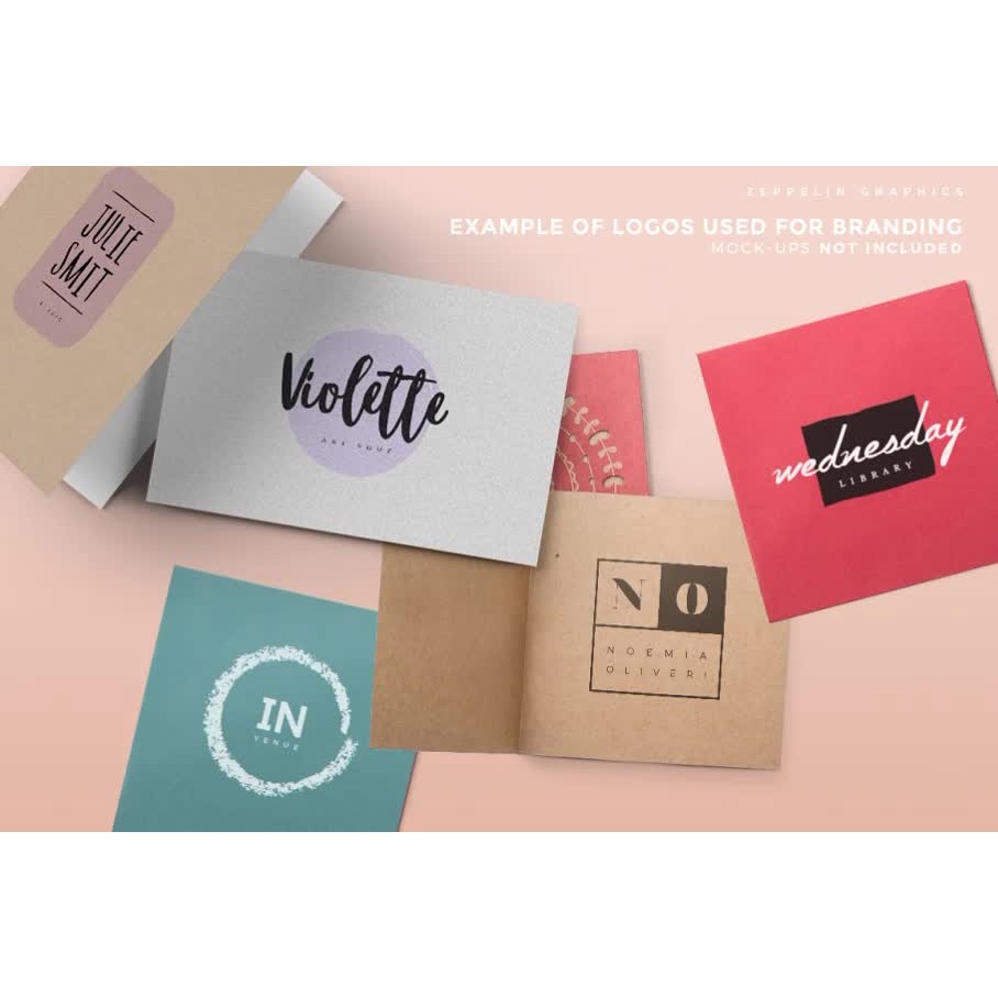 250 Feminine Logo Branding Pack