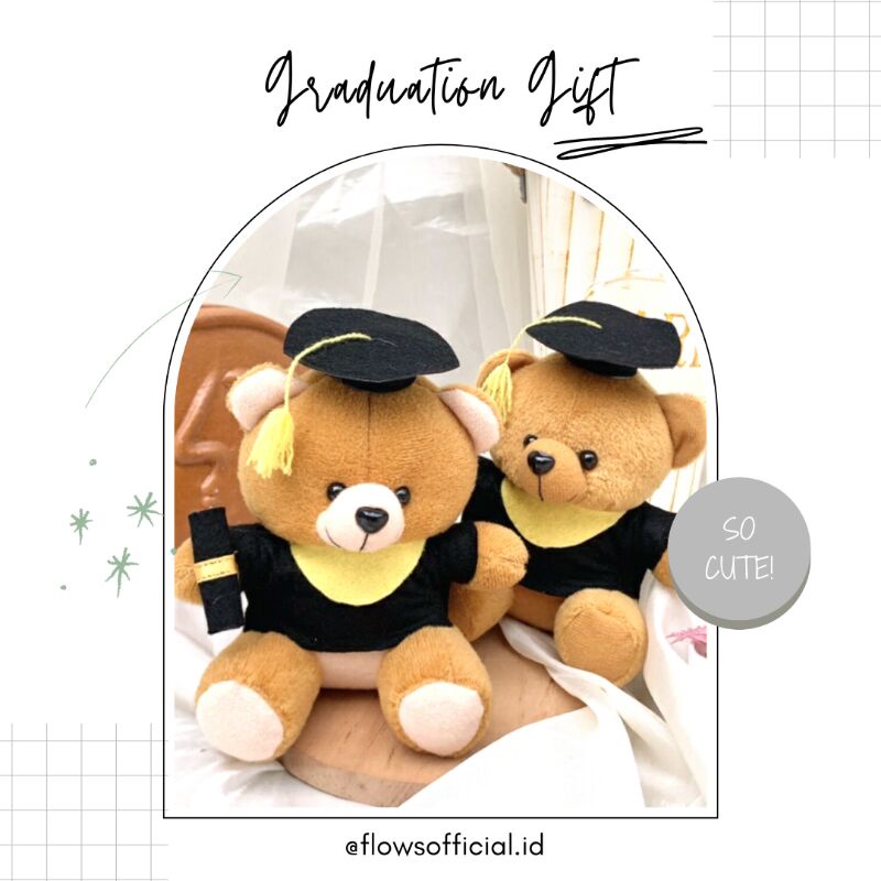 BONEKA WISUDA BEAR KECIL / BOENKA WISUDA BERUANG