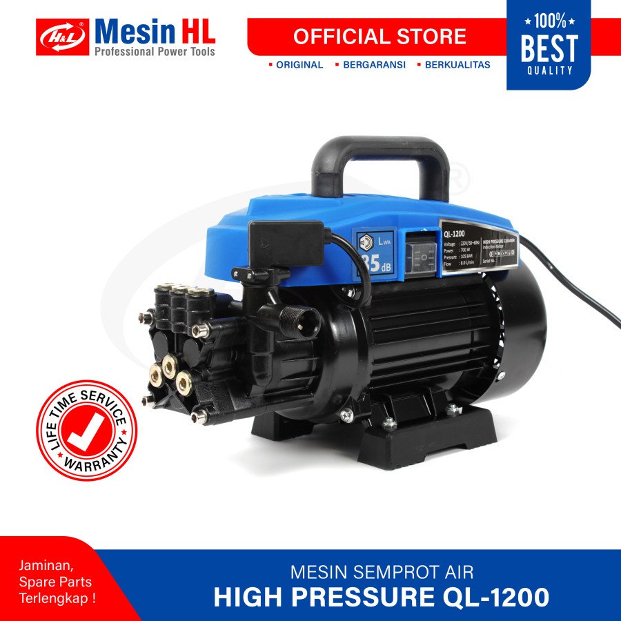 H&amp;L QL1200 Jet Cleaner Mesin Cuci Mobil Motor High Pressure QL-1200