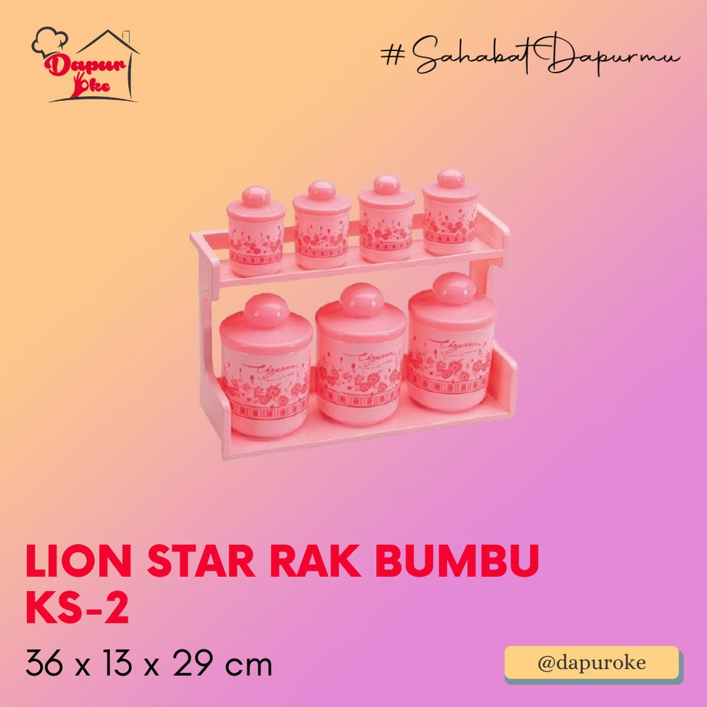 Lion Star Rak Bumbu KS-2 / Family Kitchen Set