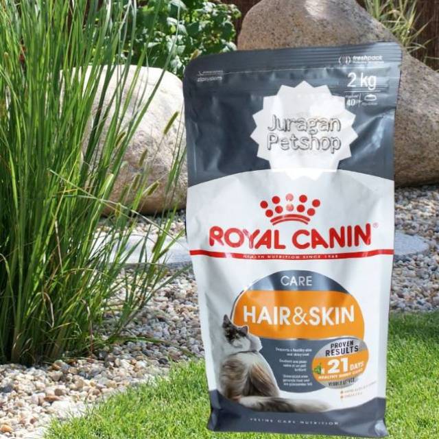 ROYAL CANIN HAIR &amp; SKIN 2KG| KEMASAN PABRIK 2KG