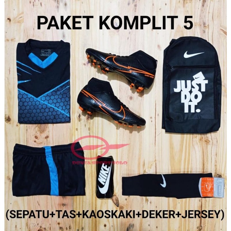 SEPATU BOLA NIKE CR7 PAKET HEMAT 5 DAN BAJU-3