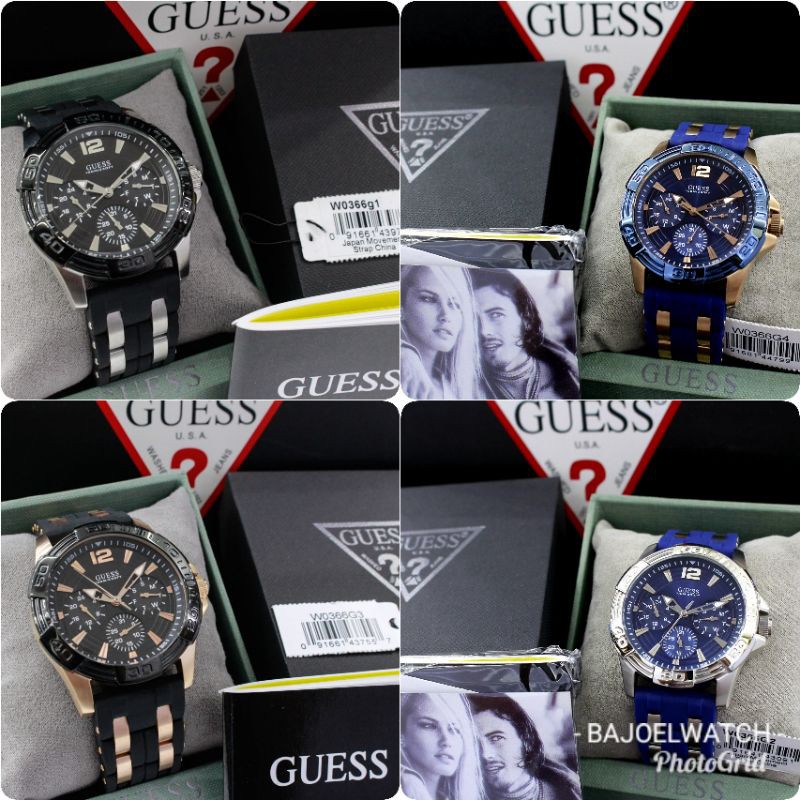 Jam tangan Cowok GUESS OASIS W0366G4 ORI BM || W0366G3 || W0366G2 || W0366G1