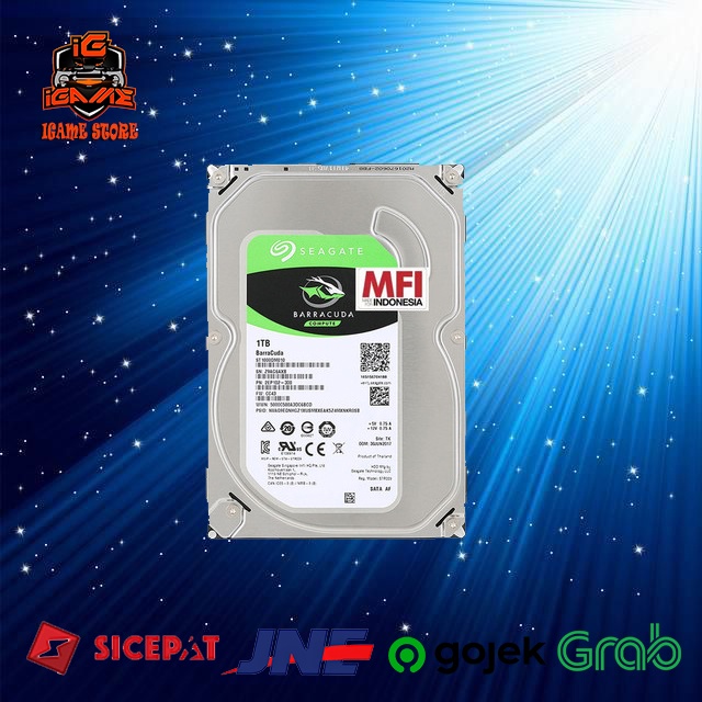 Harddisk Internal Seagate 1 TB BarraCuda Original NAMPOLL GAN