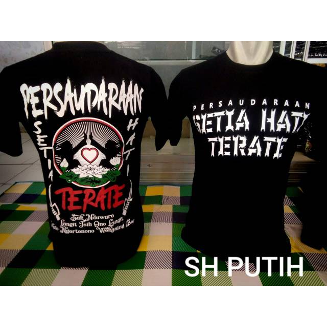 Kaos PSHT Terate kode SH Putih