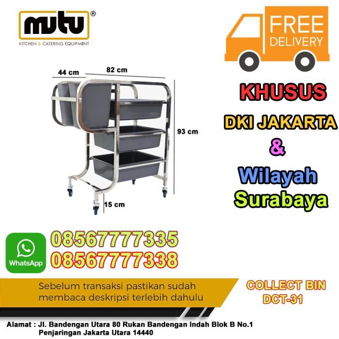 [perkakas] - Troli Piring Kotor /trolley piring/ trolley DCT-31 Limited