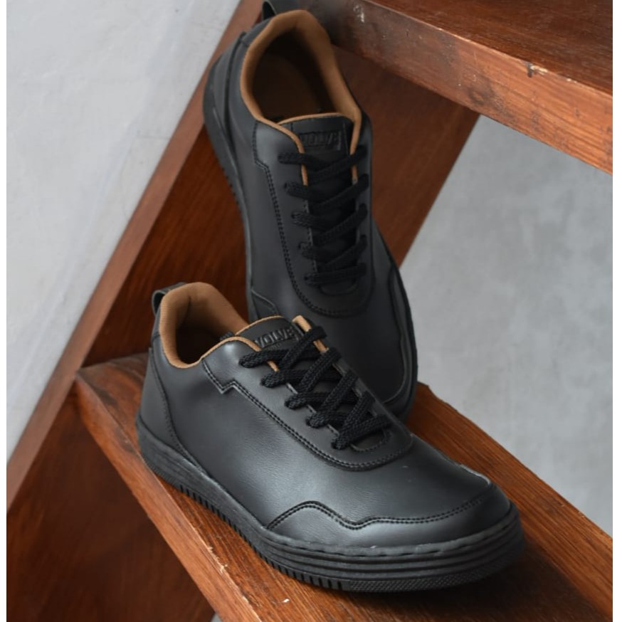 CLARO BLACK |FORIND x Volve| Sepatu Sneaker Kets Casual Kasual Pria/Cowok/Men Sneakers Ori Footwear