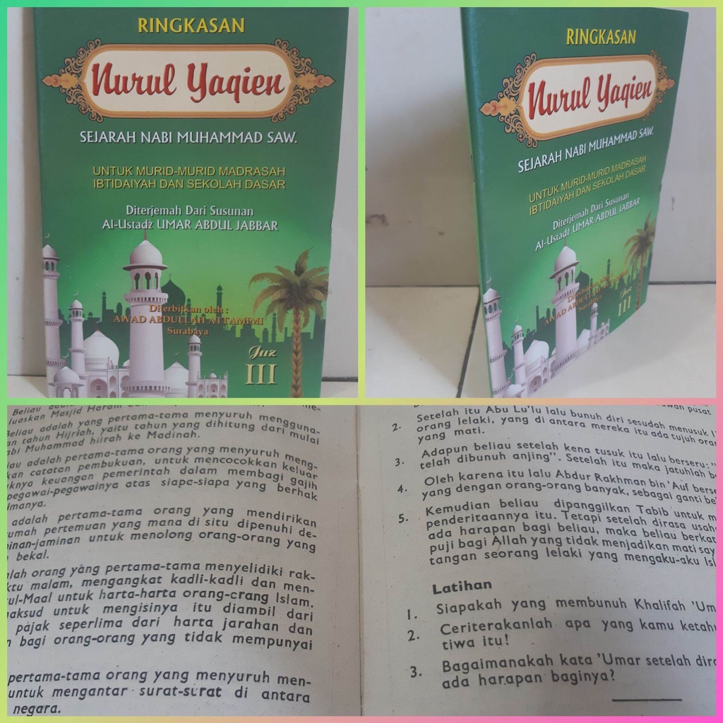 BUKU TERJEMAH KHULASOH NURUL YAQIN JUZ 3