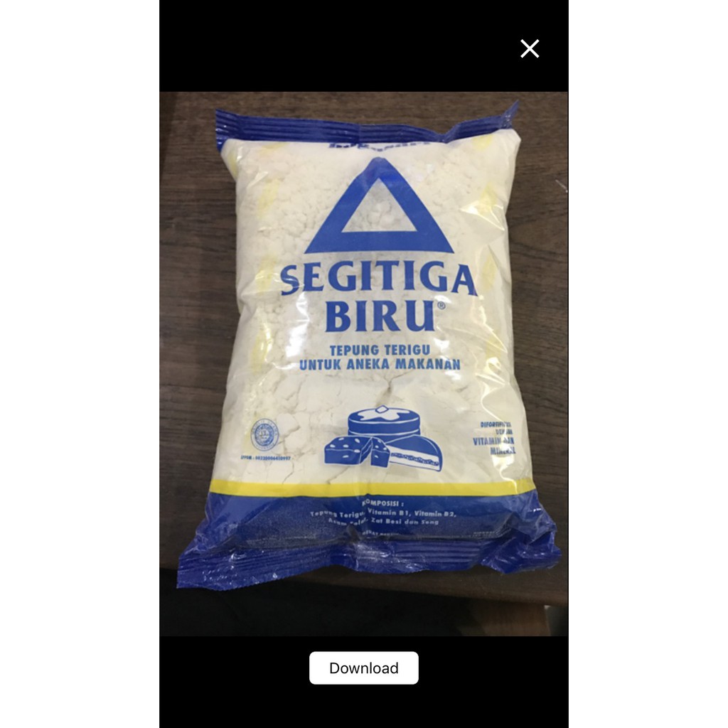 

Tepung Terigu Segitiga Biru Biru Ekonomis 12x1kg - Gosend Only