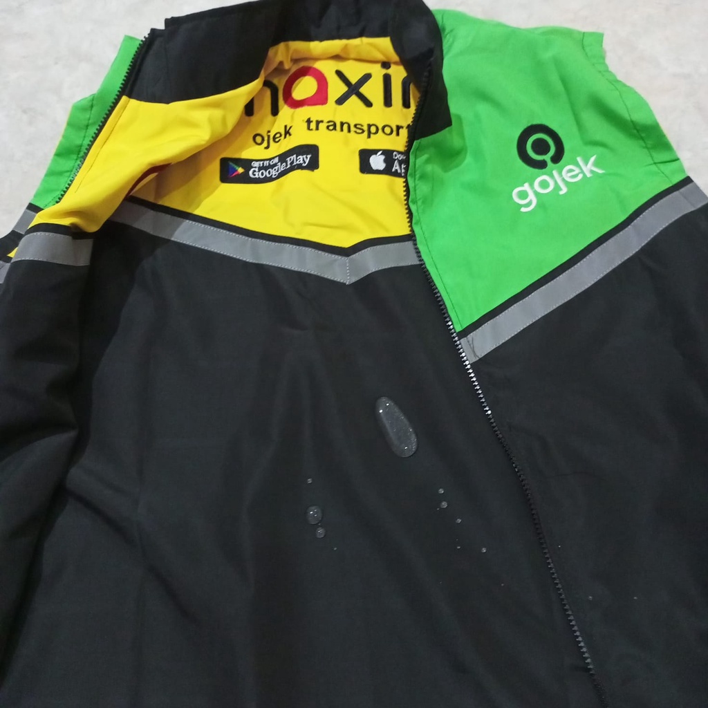 ROMPI GOJEK VS MAXIM ANTI AIR BAWAH HITAM