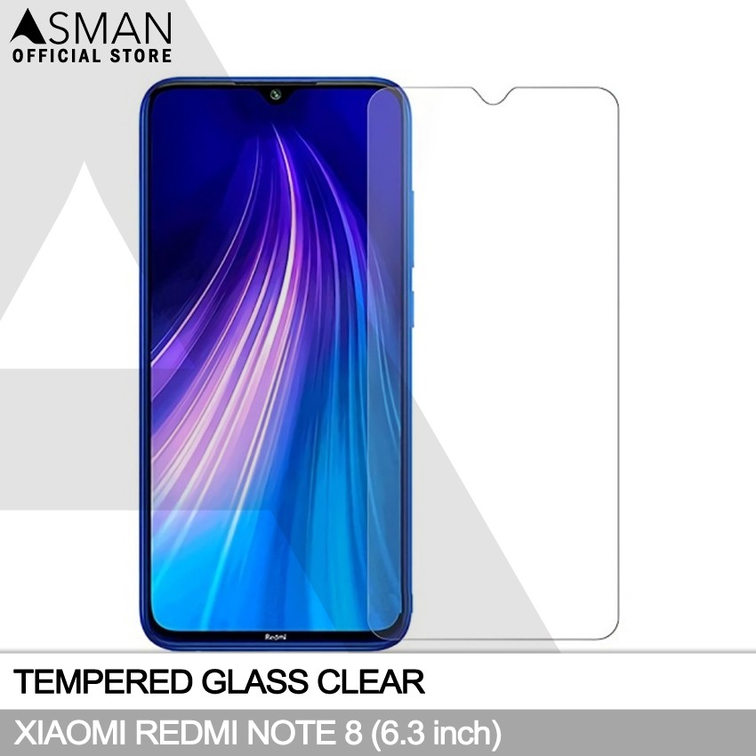 Tempered Glass Xiaomi Redmi Note 8 (6.3&quot;) | Anti Gores Pelindung Layar Kaca - Bening