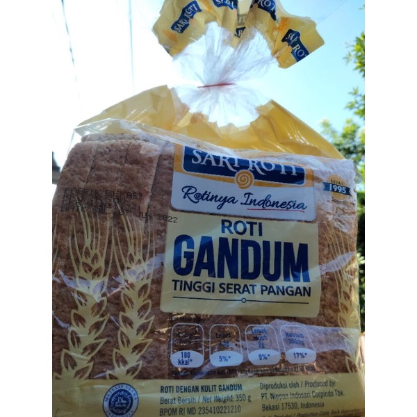 

sari roti tawar gandum