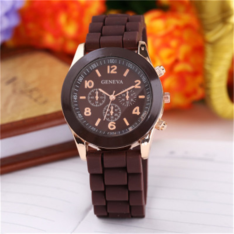 Jam Tangan Wanita Geneva Analog Rubber Motif Rantai Fashion Korea Import Kekinian D W Keren Terlaris Terbaru 2022 Untuk Hampers Ulang Tahun Pernikahan Harga Grosir Murah Surabaya
