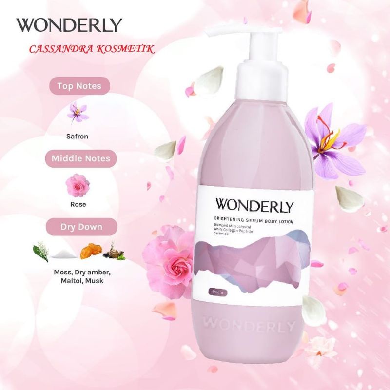 Wonderly Brightening Serum Body Lotion 300ml | Treatment Serum 15ml | Face Serum 15ml