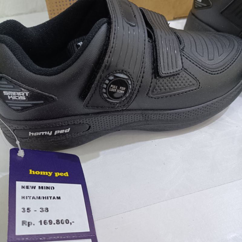 Sepatu sekolah Anak Homyped tipe New Mind size 31-38