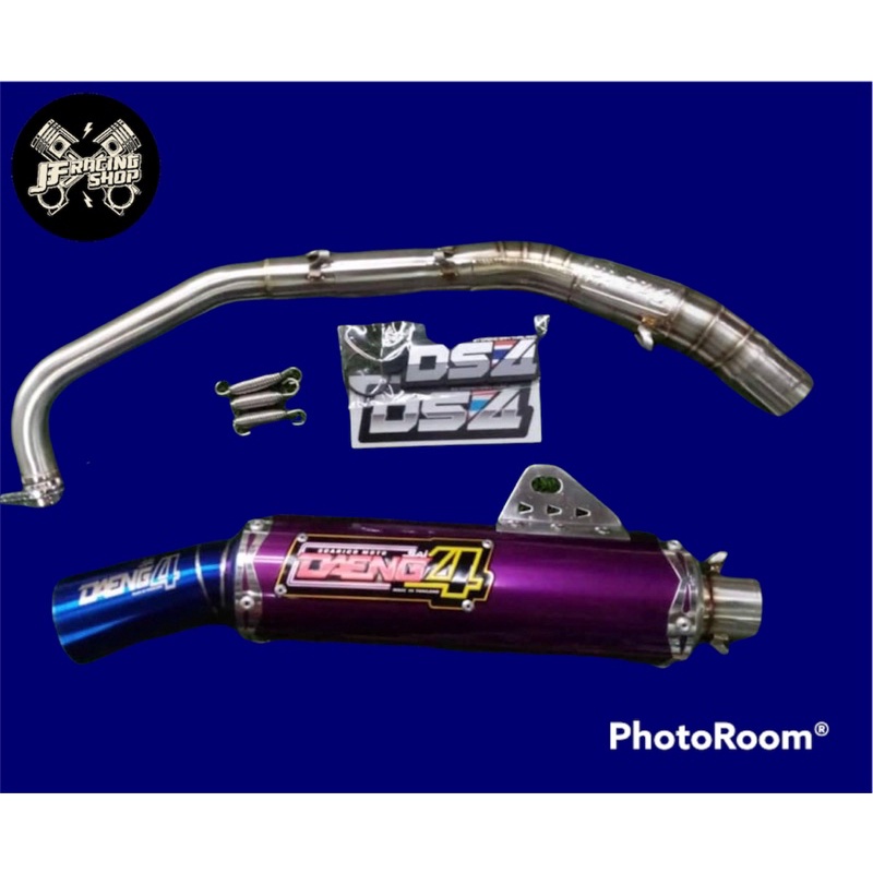 KNALPOT KENALPOT DAENG DS4 ORIGINAL THAILAND 100% Nmax aerox 155cc.