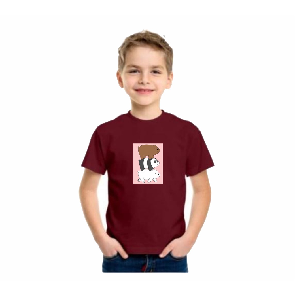 Kaos anak anak bergambar print digital unisex bisa di pakai laki laki dan perempuan 002