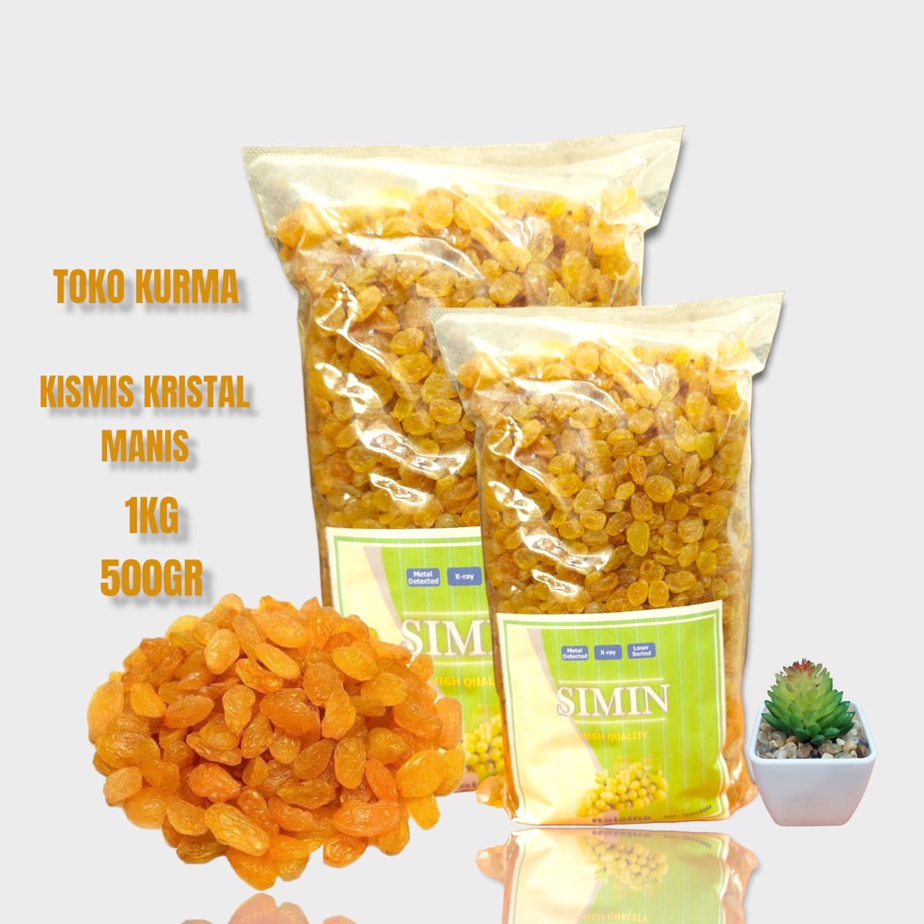 

KISMIS MANIS 1KG /KISMIS KUNING [SIMIN]