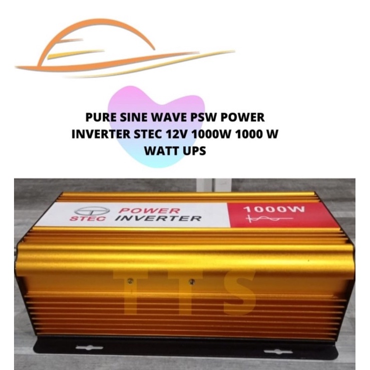 Inverter 1000watt PSW Stec Inverter 1000W Pure Sine Wave 12V UPS