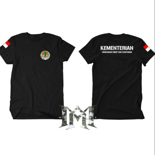 Baju kaos KEMENTRIAN LINGKUNGAN HIDUP DAN KEHUTANAN | t-shirt pendek
