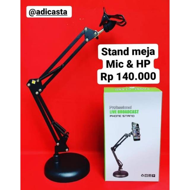 Stand Meja Mic dan HP