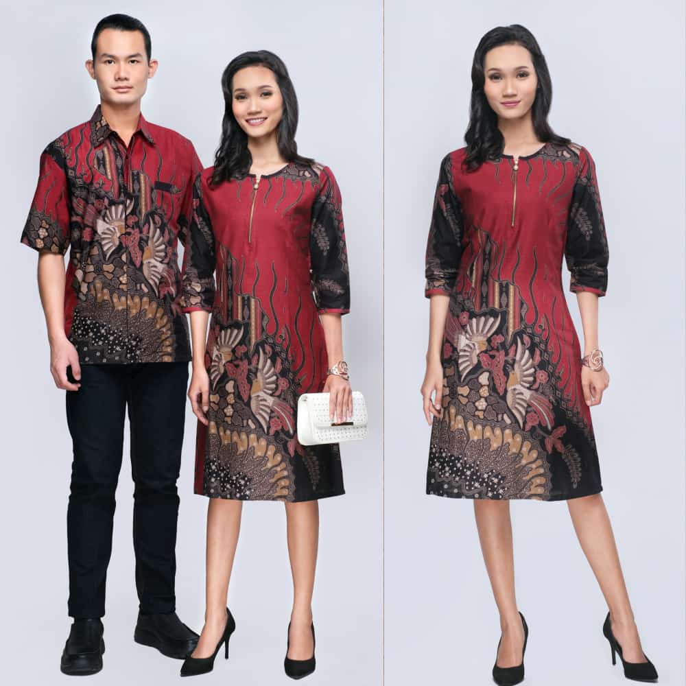 BAJU BATIK COUPLE PASANGAN KELUARGA ANAK PEREMPUAN LAKI LAKI SARIMBIT KONDANGAN MODERN JUMBO DRESS TUNIK WANITA VIVO KERIS MERAH KEKINIAN PREMIUM KEMEJA PRIA BIG SIZE COUPEL COPEL KOPEL