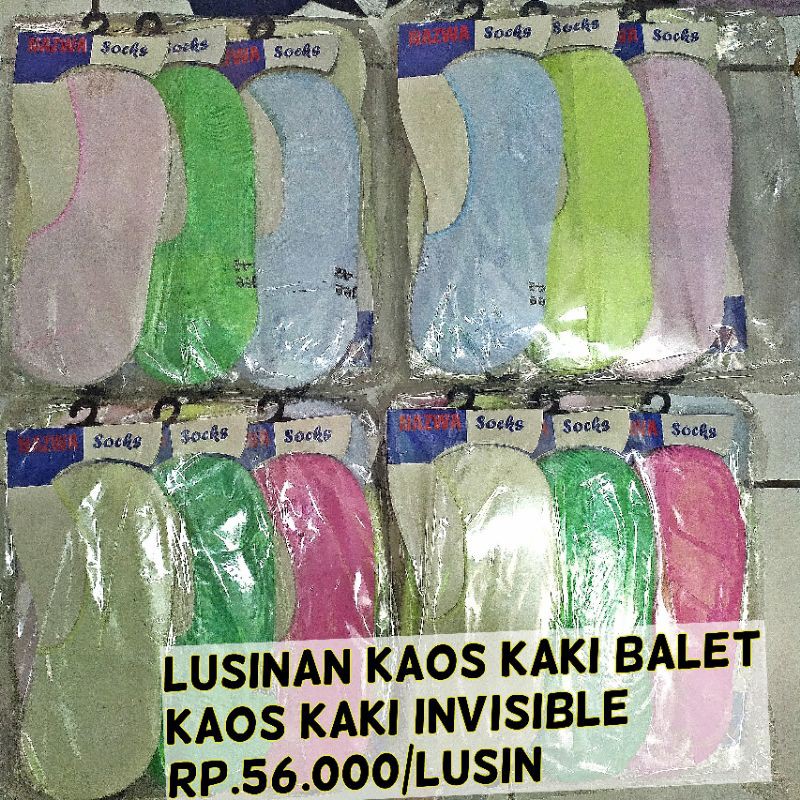 1 lusin- kaos kaki hidden sock wanita/kaos kaki invisible/kaos kaki balet wanita