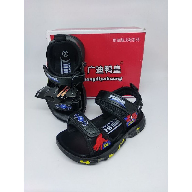 Sendal Gunung Anak Laki Laki Gaya korea Karakter Spiderman Usia 2-4 Th +