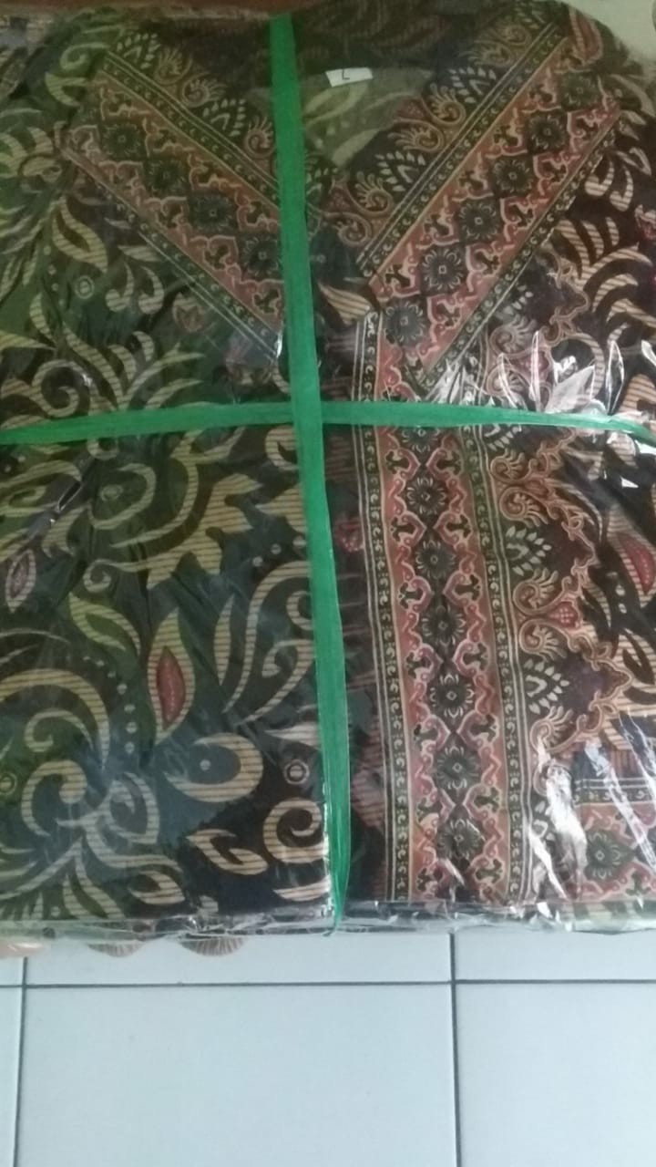 Hem Cowok Batik Jumbo Lengan Pendek Size M-xxxxxl Batik Pekalongan