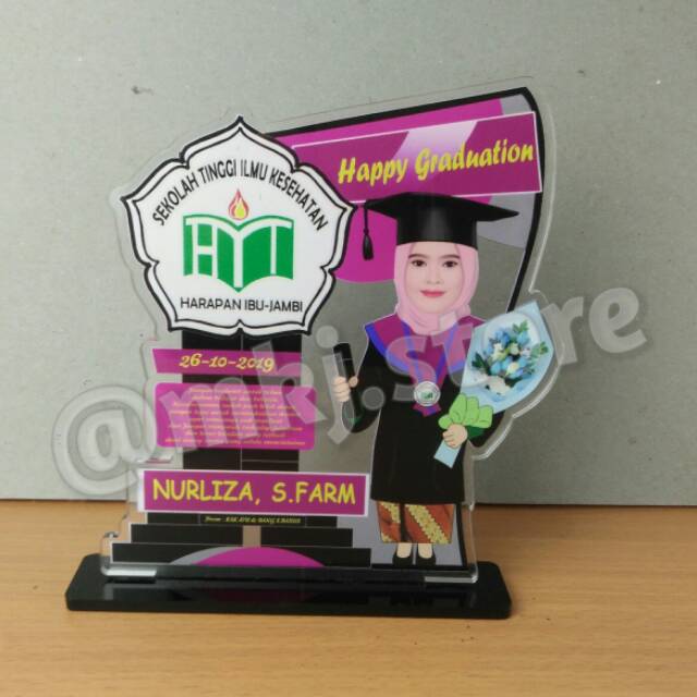 Plakat wisuda RESIN AKRILIK