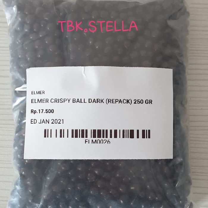 

ELMER CRISPY BALL DARK (REPACK) 250 GR