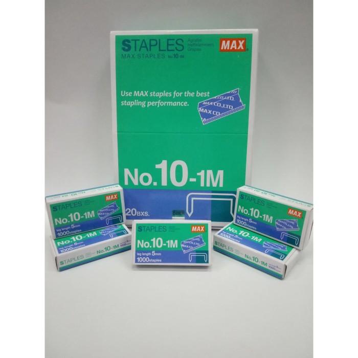 

Staples | Isi Straples Max No 10 ( 1 Pack Isi 20 Kotak Kecil ) Murah Baru