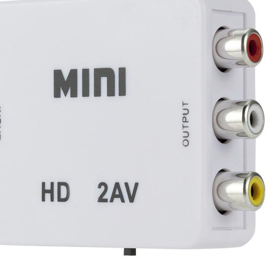 ◄ Mini Box HDMI2AV / HDMI TO AV RCA Converter Adaptor / Mini HDMI2AV ✽