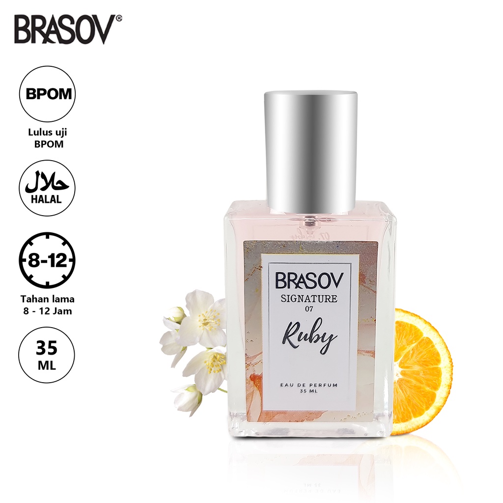 ★ BB ★ BRASOV Parfum Unisex 35 ML Eau De Parfume Signature Parfum Spray Halal BPOM XX-CT