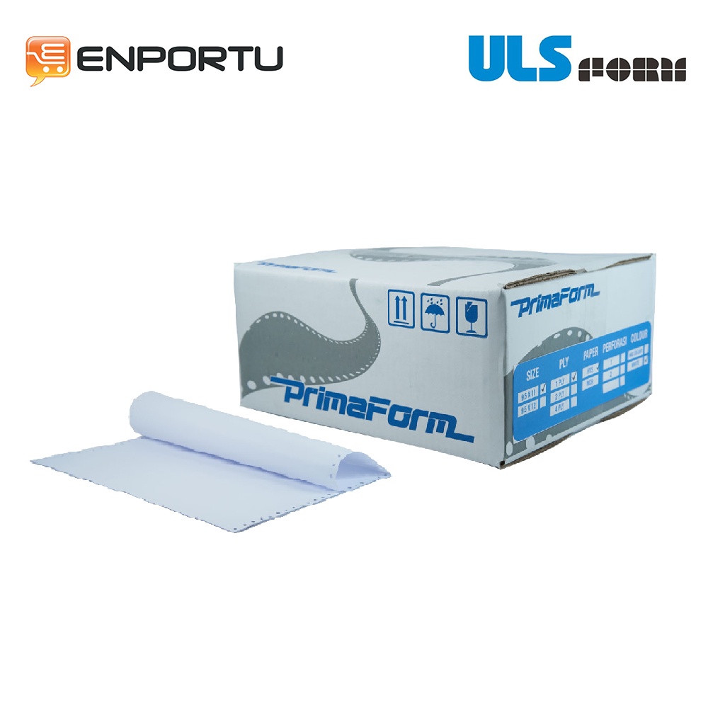 

Prima Kertas Continuous Form 9.5 x 11/2 HVS - 1ply