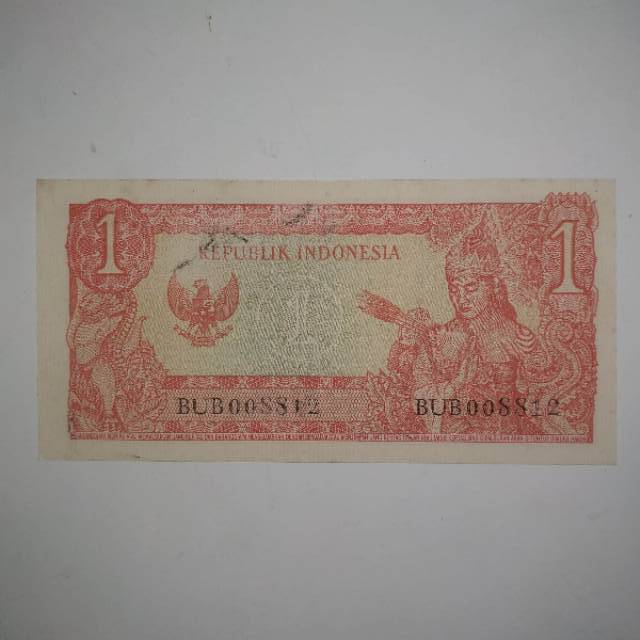 (GRESS/USED) Uang kuno 1 rupiah soekarno asli tahun 1964 uang mahar nikah rp 1 sukarno mahar nikah 2021 21 rupiah