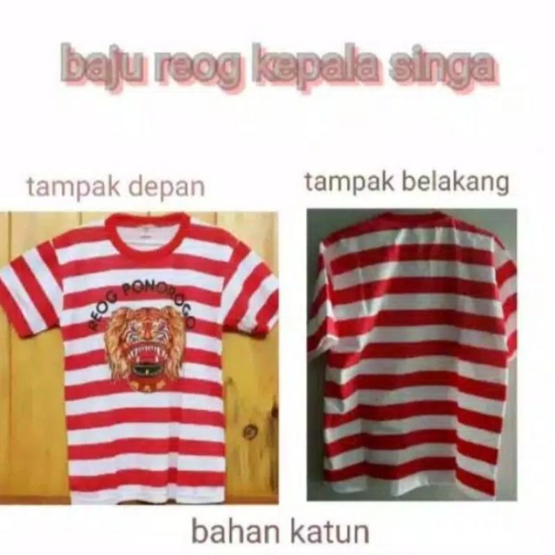 KAOS REOG / BAJU REOG PONOROGO DEWASA