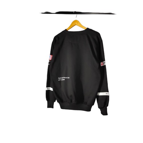 Sweater Nasa Crewneck Logo bulat- jaket sweater pria wanita Crewneck- Hoodie Nasa premium