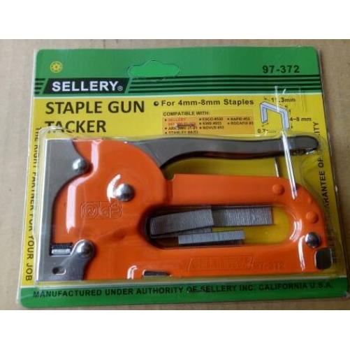 

Staple Gun Tacker/ Stapler/ Staples Tembak Besi Merk Sellery - Termurah
